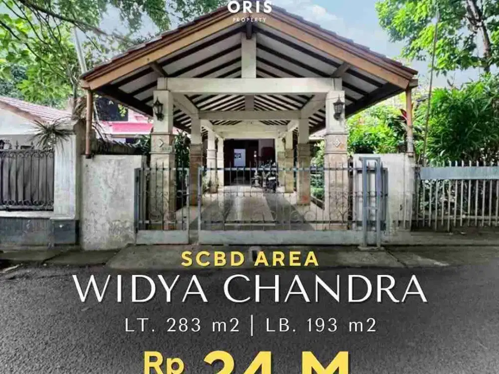 Rumah Hitung  Tanah Dapat 2 Hadap di Widya Chandra Jakarta Selatan