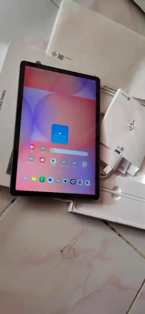 Samsung tablet S10fe Lite 5g lengkap ORI mulus terawat