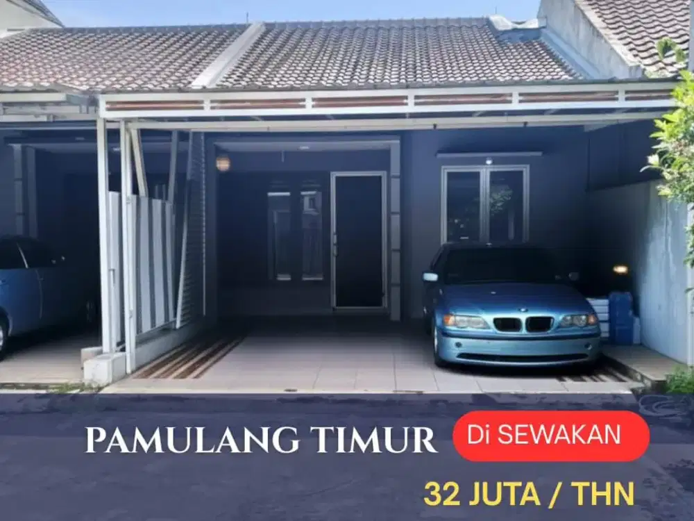 DISEWAKAN RUMAH DI DALAM CLUSTER PAMULANG TIMUR