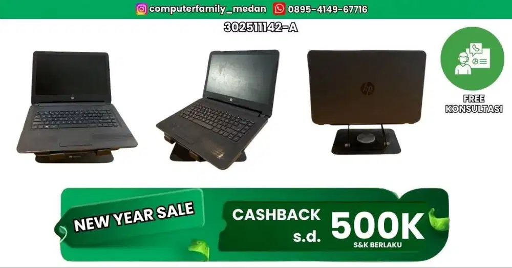 LAPTOP HP 245 G5 14INC HD AMD A6-7310 HDD 500/4 GB