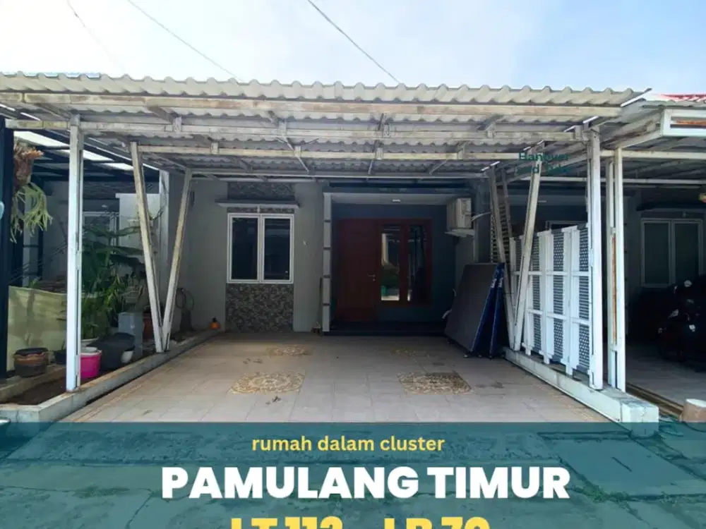 DIJUAL CEPAT RUMAH DALAM CLUSTER DI GRAHA PINUS INDAH PAMULANG TIMUR