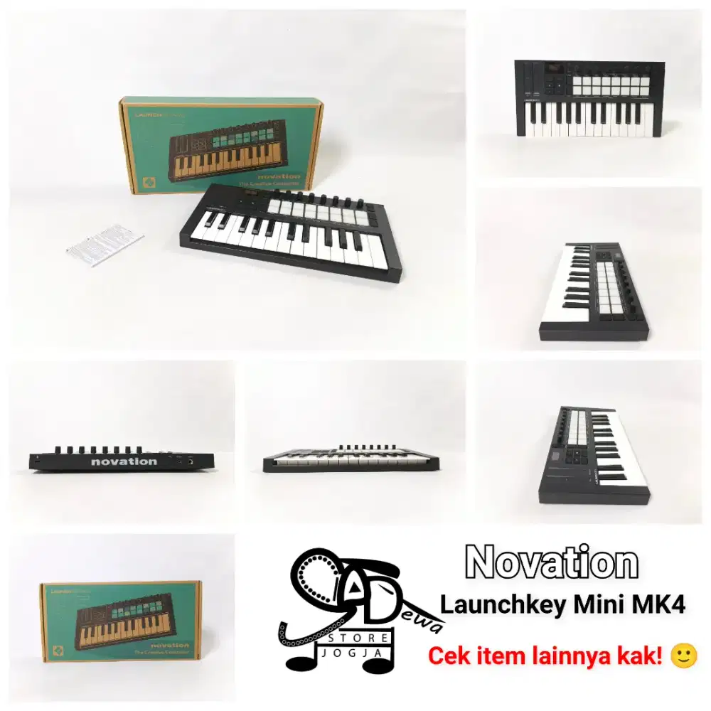 NOVATION LAUNCHKEY MINI MK4 MIDI CONTROLLER CONTROLER KEYBOARD bkn mk3