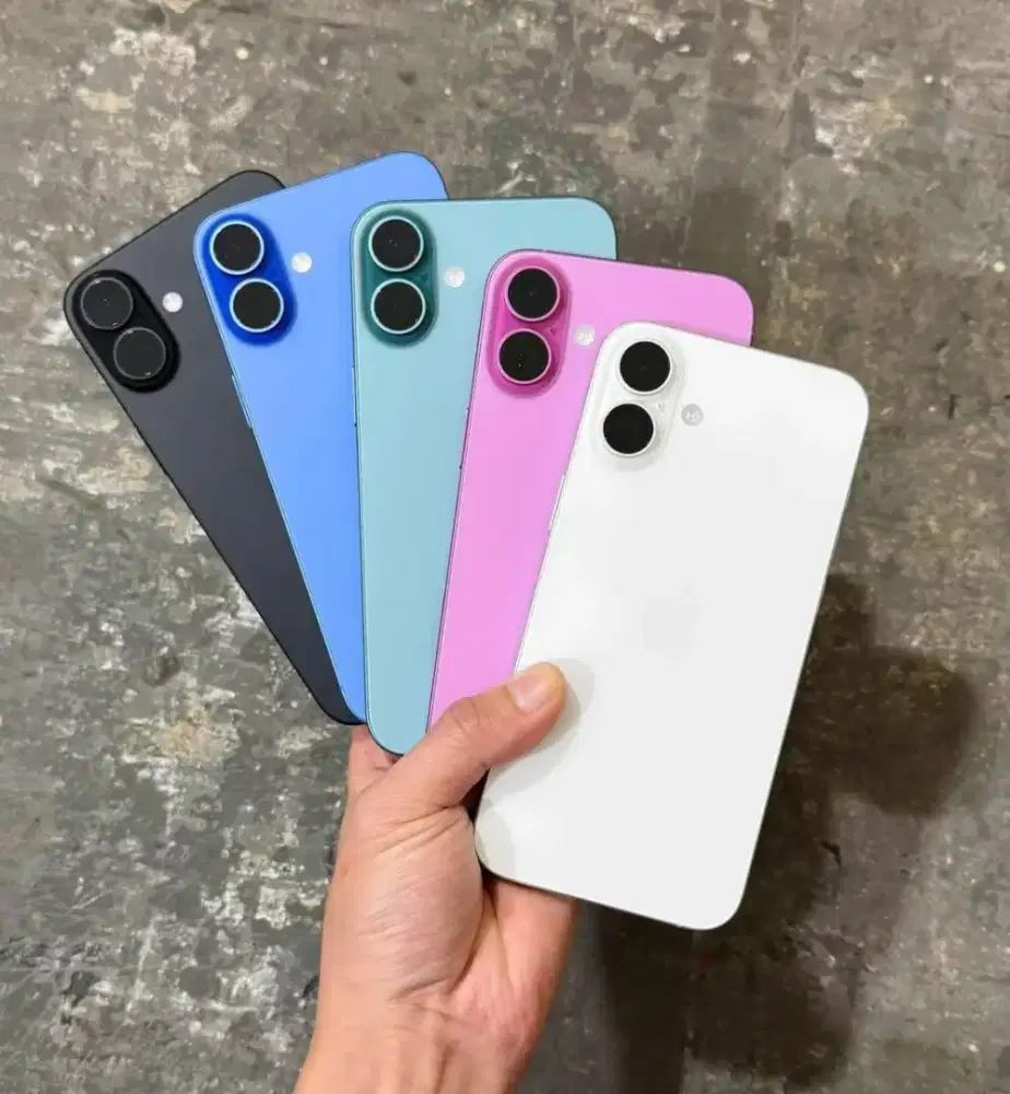 Iphone 16 Plus 128, 256 GB, New ibox Garansi Resmi 1 Tahun.