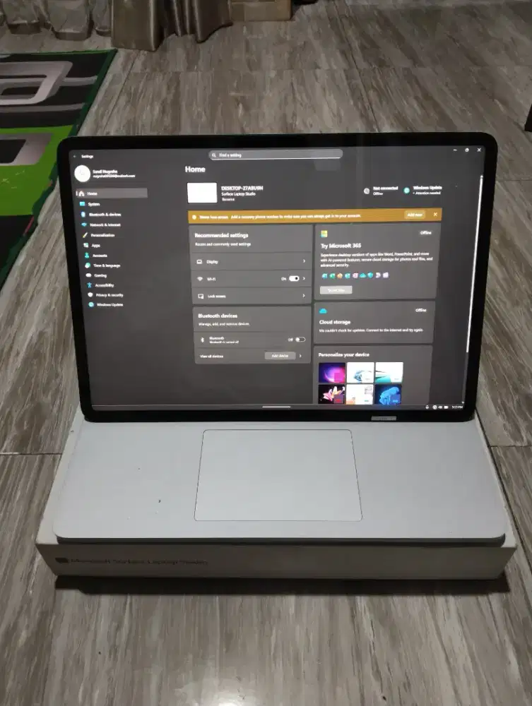 Laptop Table 2in1 Microsoft Surface Studio Itel i5 16GB 1TB