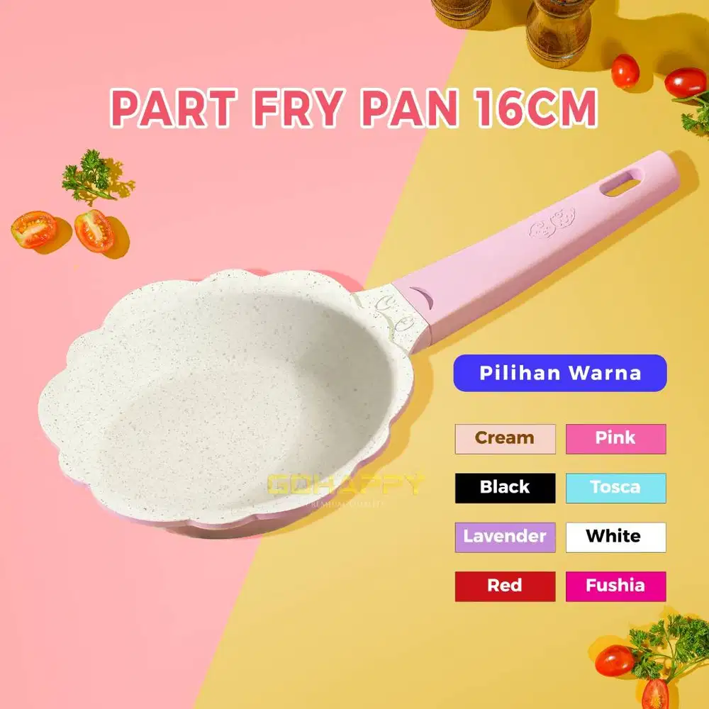 Part FRY PAN 16cm Panci Bayi Mpasi wajan penggorengan Mayba Gohappy sp