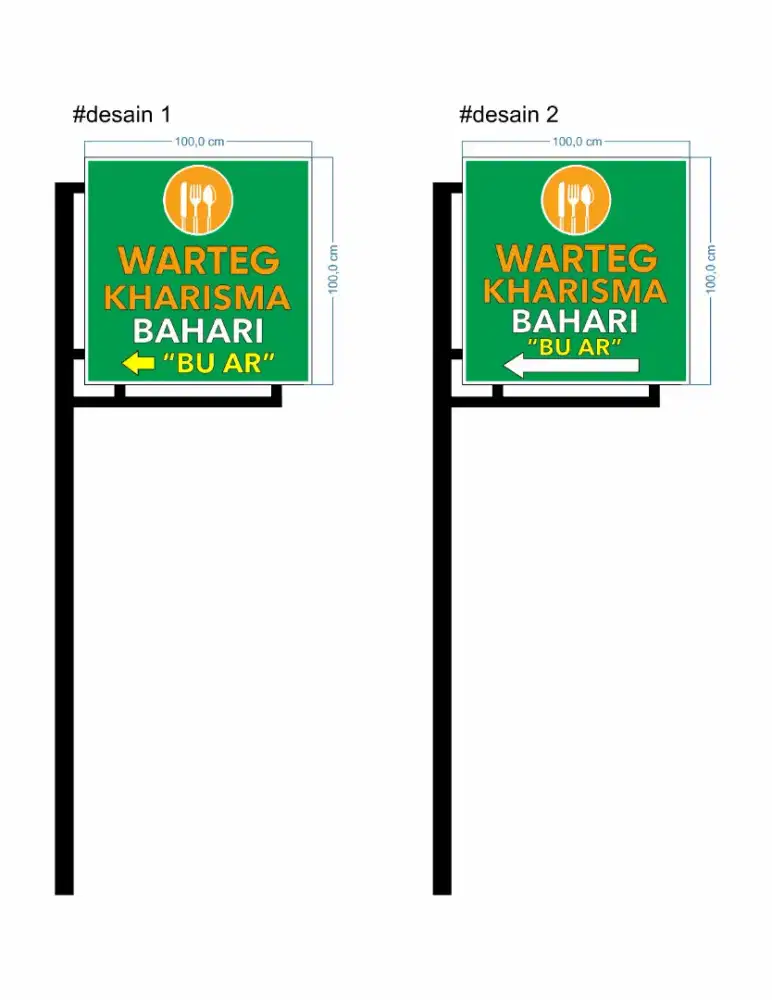 Papan nama neonbox huruf timbul bilbaord reklame