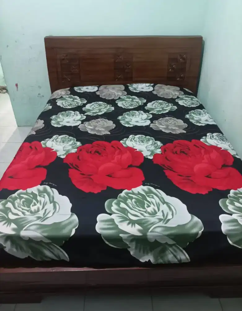 Dipan lemari 180 x 200  jati asli
