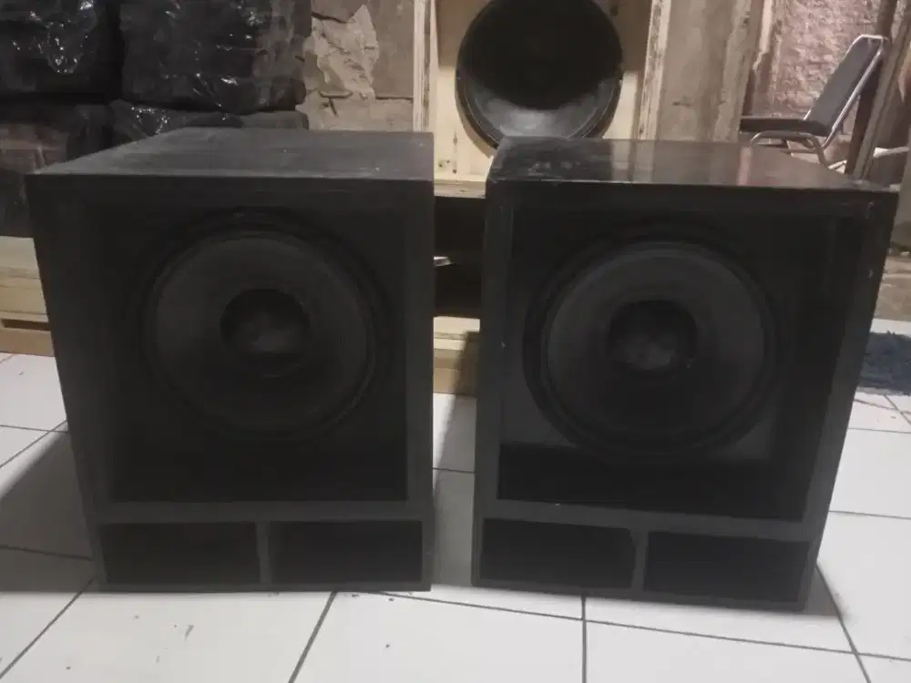 Speaker 12 inch sepasang + box miniscop