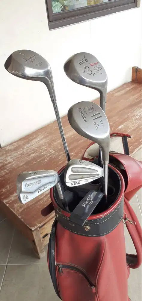 Dijual: Stick Golf + Tas, Classic & Antique (Klasik dan Antik)