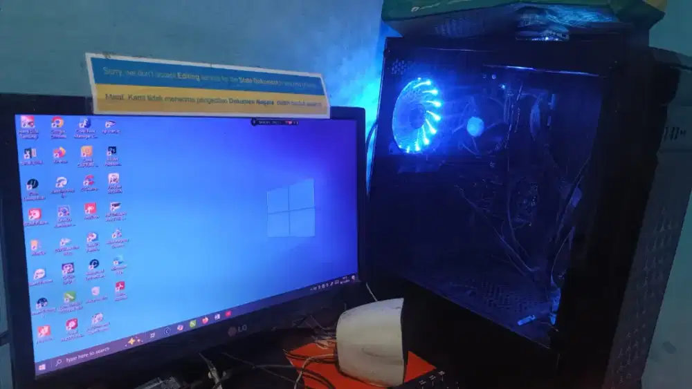 Komputer 1set bekas seperti baru