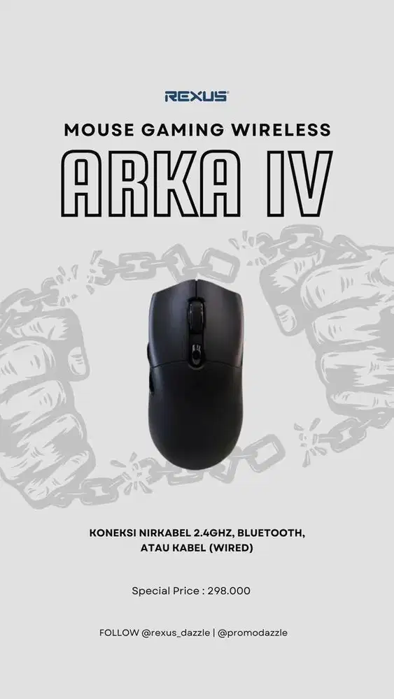 Mouse gaming Rexus Arka IV