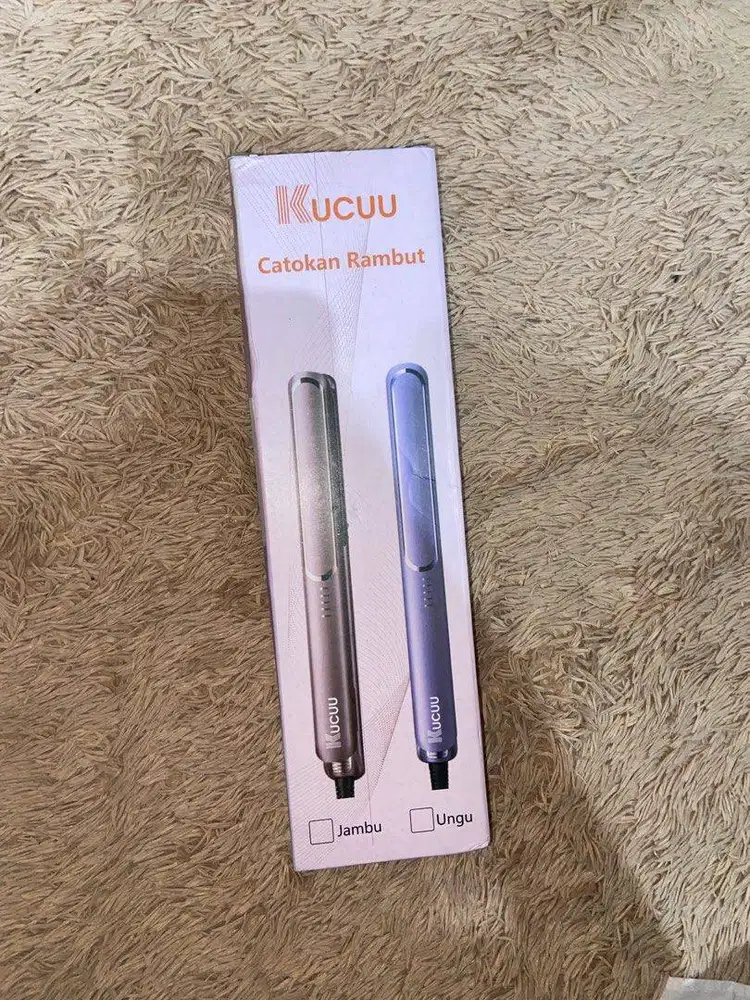 Catokan Rambut KUCUU 2 in 1 Hair Straightener & Curly