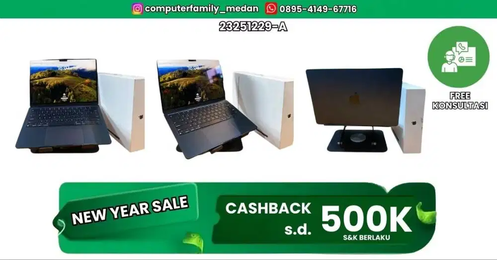 MACBOOK APPLE AIR M2 2020 13'6 RAM 8 SSD 256GB-IBOX-FULLSET