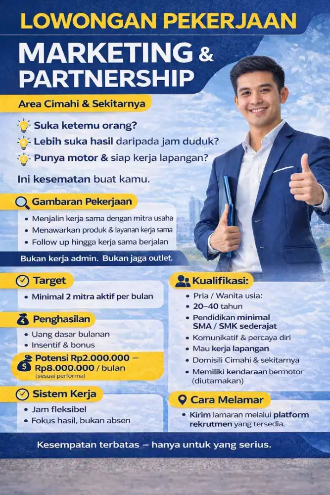 Marketing & Partnership Area Cimahi dan bandung