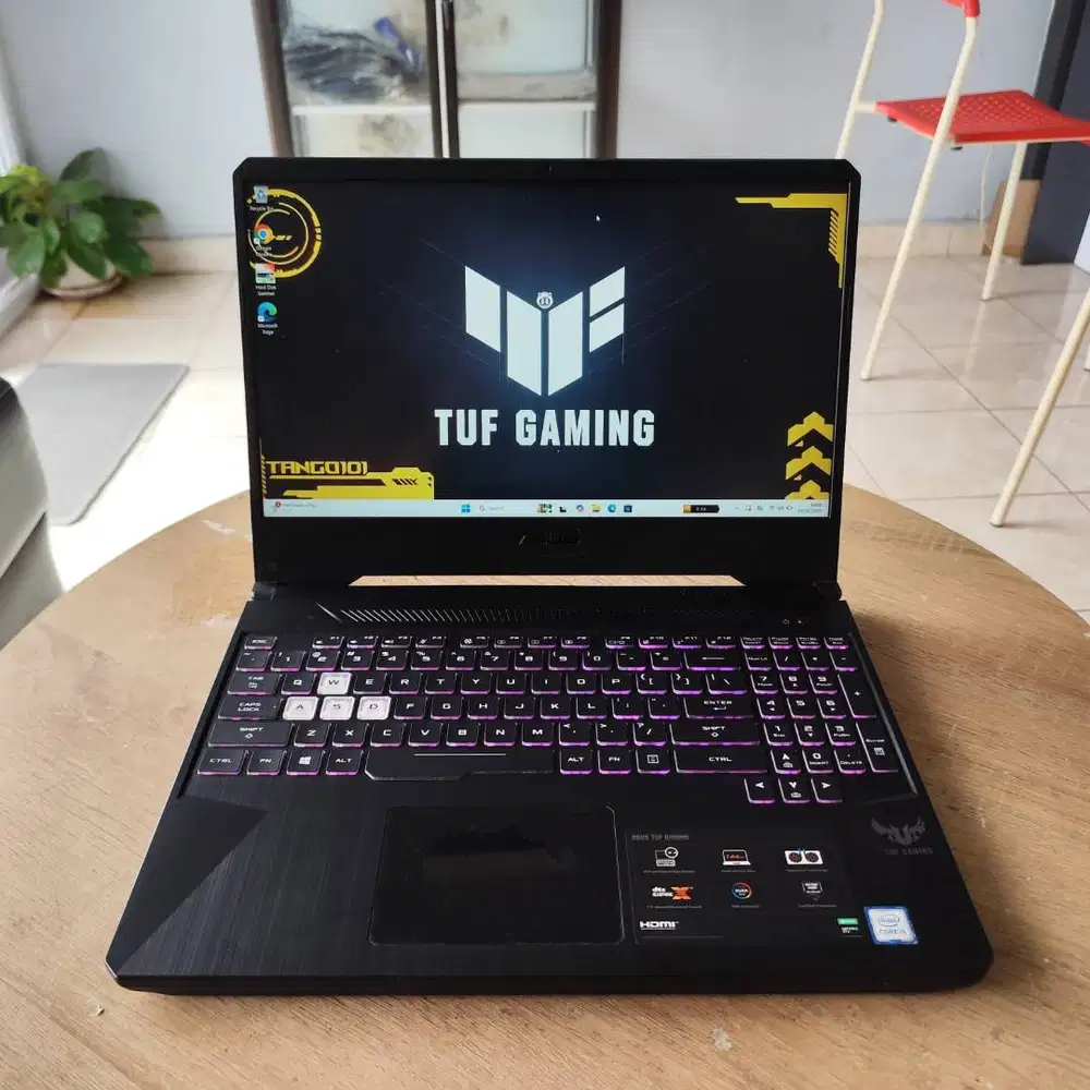 Asus Tuf Gaming FX505GT Core i5 Gen 9 RAM 16GB SSD 256GB NVMe Dual VGA