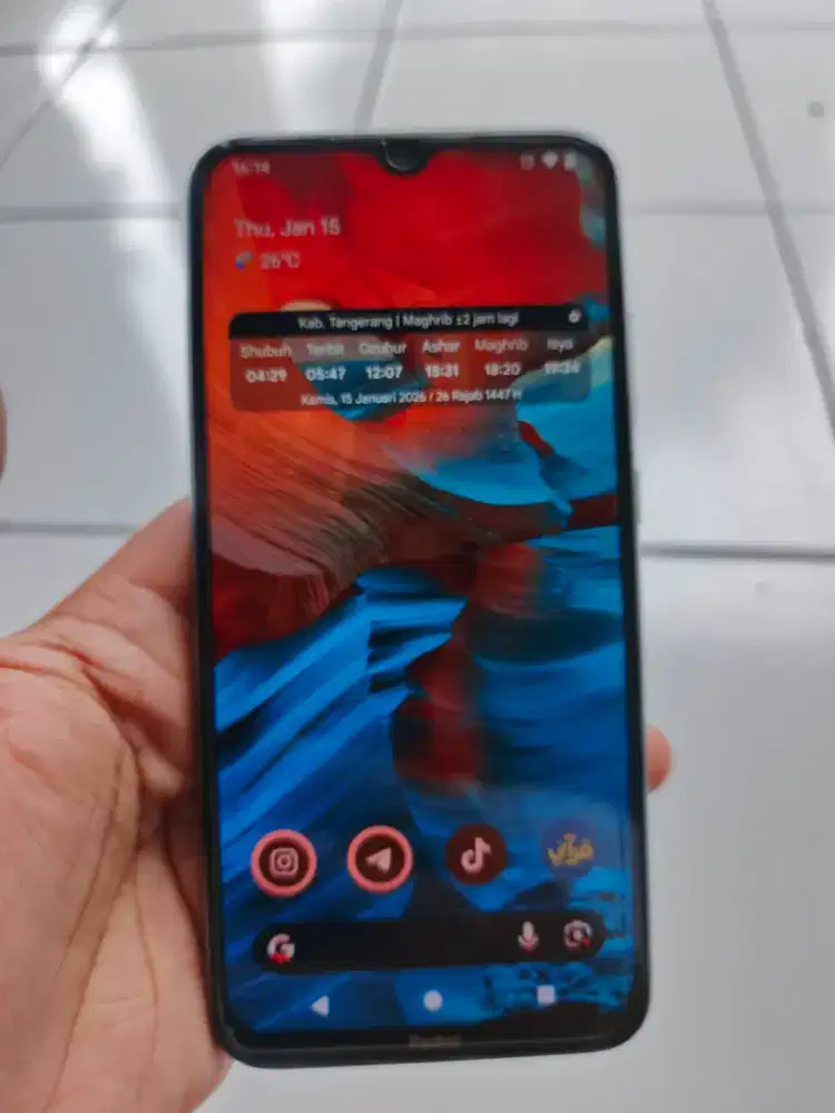 REDMI NOTE 8 4/64 PUTIH BIRU SEKEN