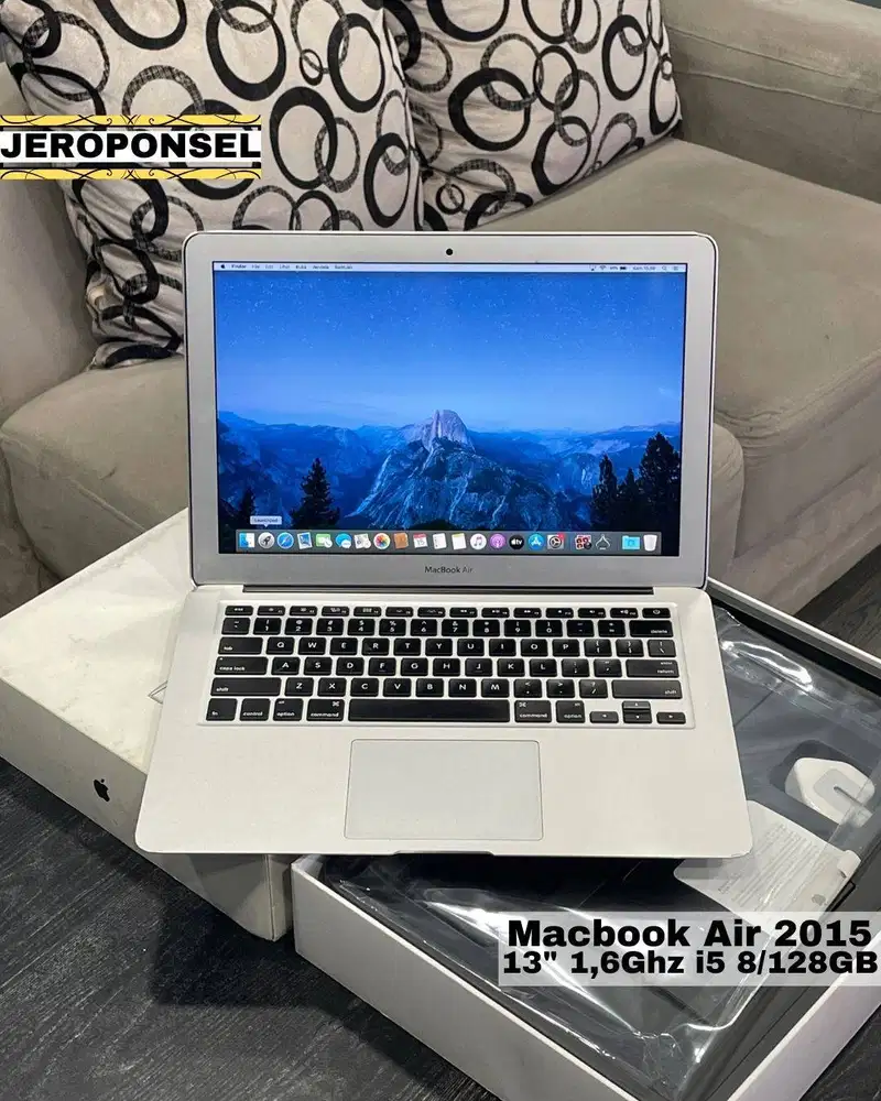 MACBOOK AIR 2015 i5 8/128GB FULL SET ORIGINAL GARANSI