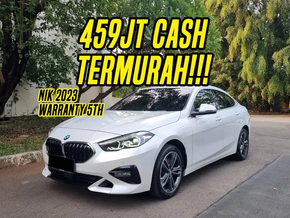 [ CASH ] 459JT BMW 218i Gran Coupe 2023 White on Black Putih 218 i