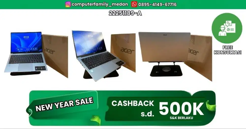 ACER ASPIRE FHD AL14-32P INTEL N150 RAM 8 SD 256GB-FULLSET