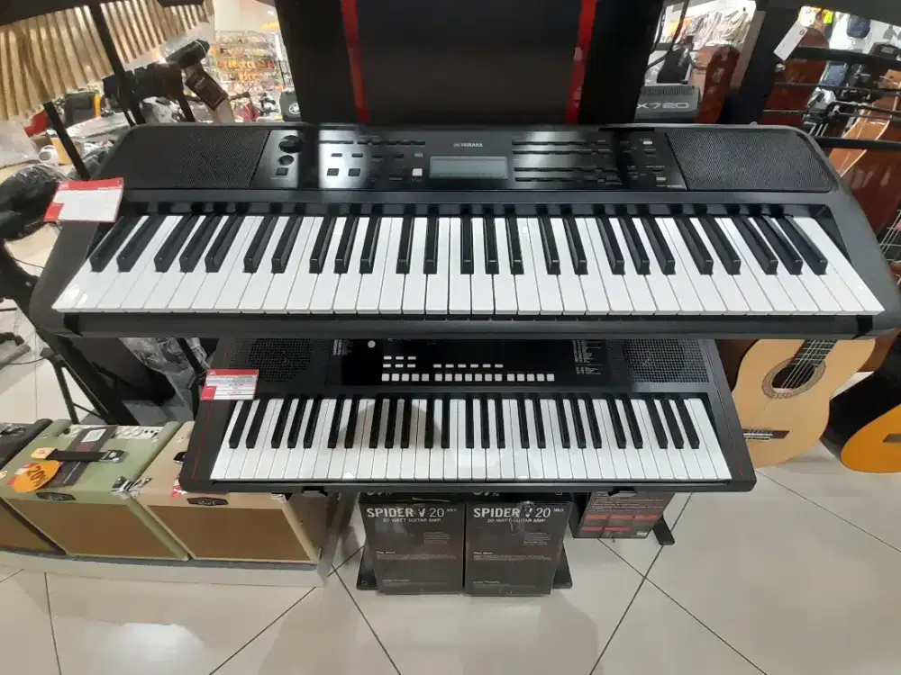 Promo cicilan home credit , Yamaha keyboard + adaptor PSR E383