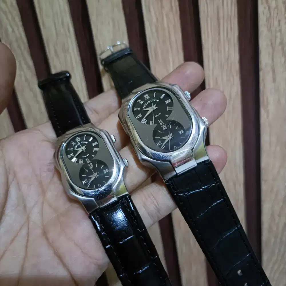 Jam tangan branded couple philip stein authentic