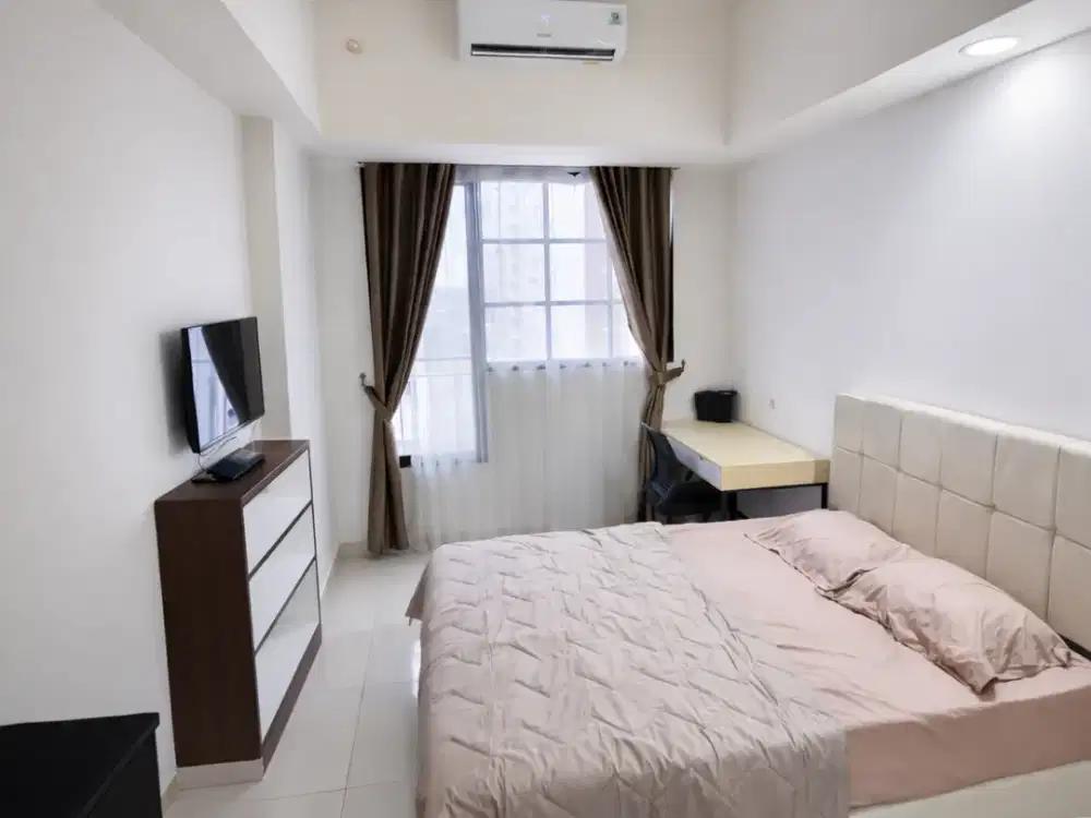 Disewakan Harga Special Apartemen Evenciio Studio Furnish Selangkah ke Kampus UI