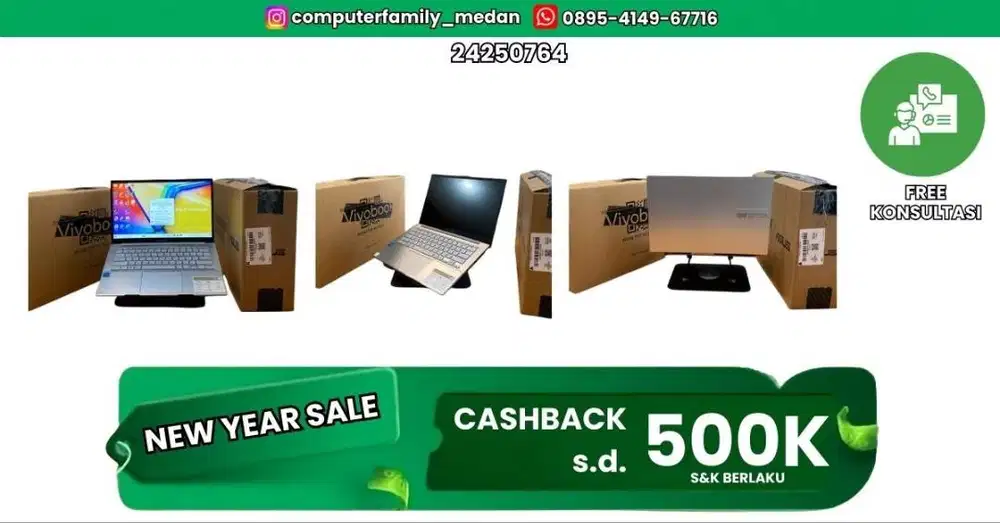 ASUS VIVOBOOK GO E1404GAB CORE I5-N305 RAM 8 SSD 512GB