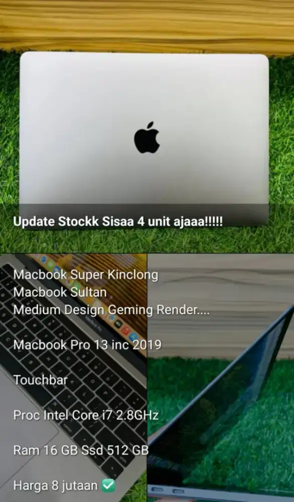 Macbook pro 13 2019 touch bar