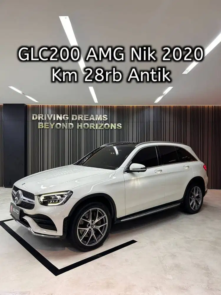 Mercedes Benz GLC 200 GLC200 AMG 2020 Putih Mercy Km28rb B2826JV