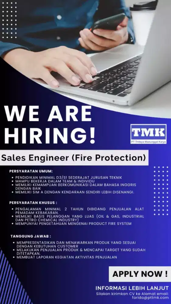 SALES ENGINEER/SENIOR SALES (VALVES & FIRE PROTECTION)