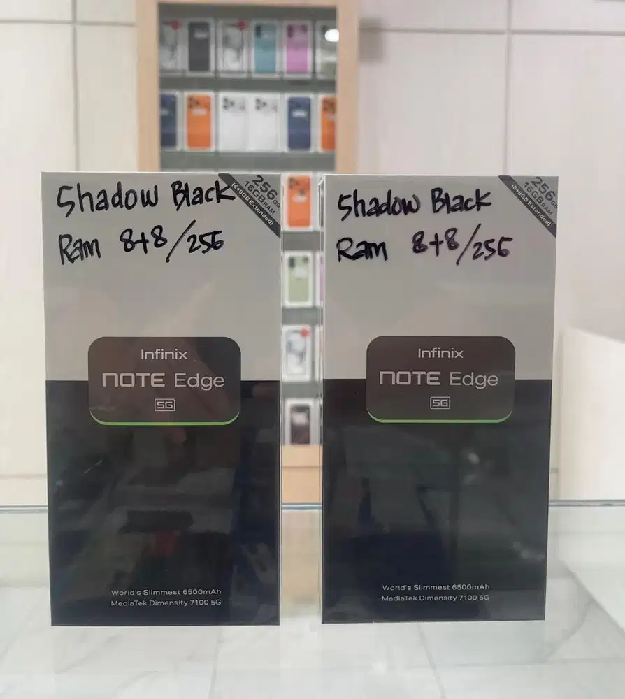 Baru...Infinix Note Edge 5G 8/256 Grs Resmi (Warna : Shadow Black)