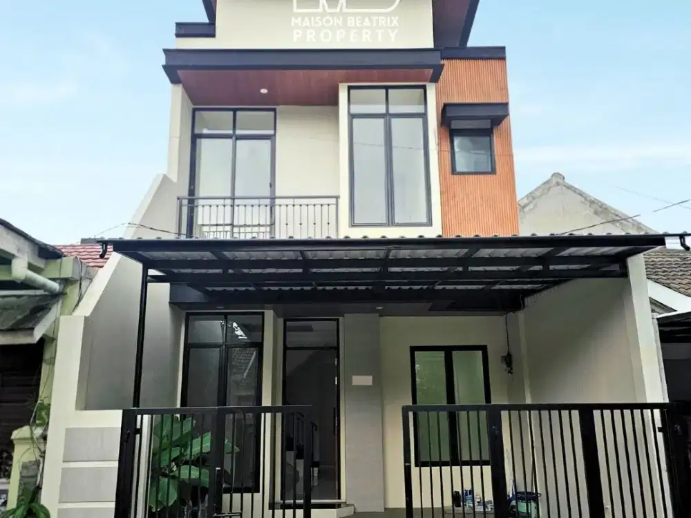 RUMAH CANTIK MINIMALIS KONTEMPORER SIAP HUNI DI KENCANA LOKA, BSD