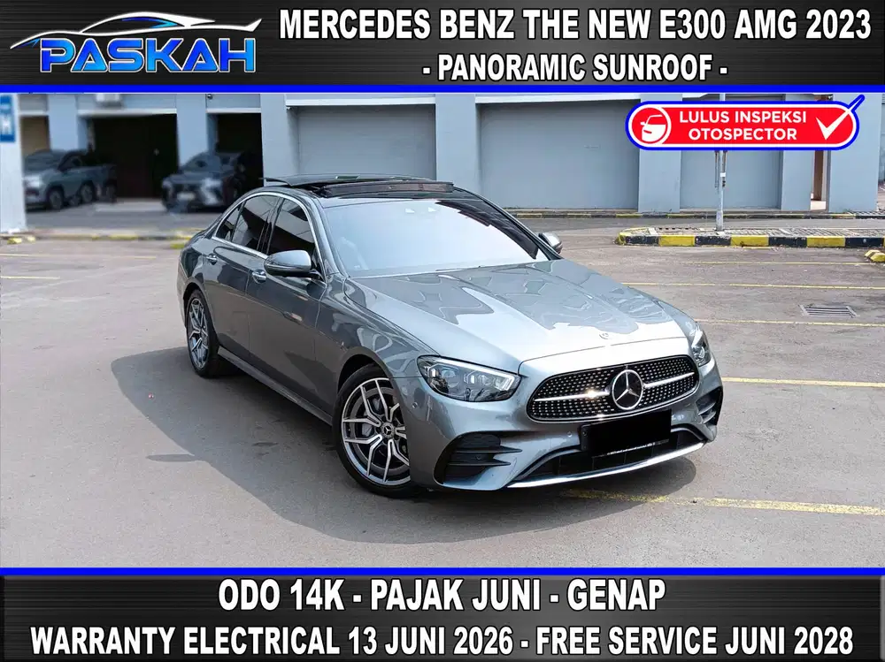 Odo=13k BUNGA=4% PAJAK=JUNI Genap WARANTY ON Mercedes E300 AMG 2023