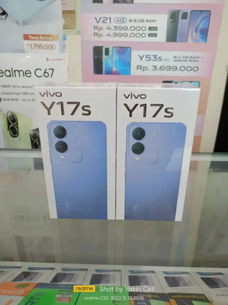 Vivo Y17S 6+6/128 GB Helio G85 Camera 50 MP Garansi Resmi