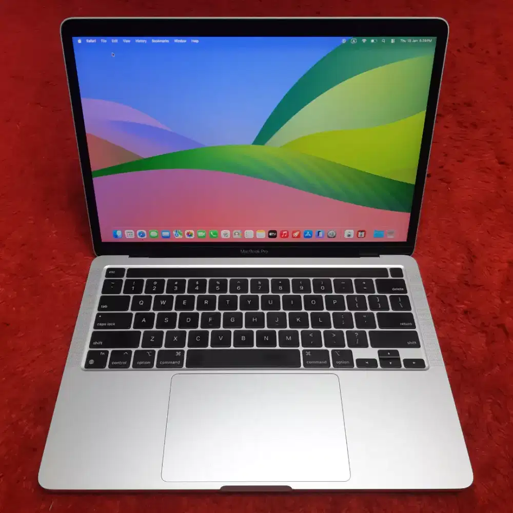 Macbook pro m1 2020 ram 16gb ssd 256gb siap pakai bisa cod
