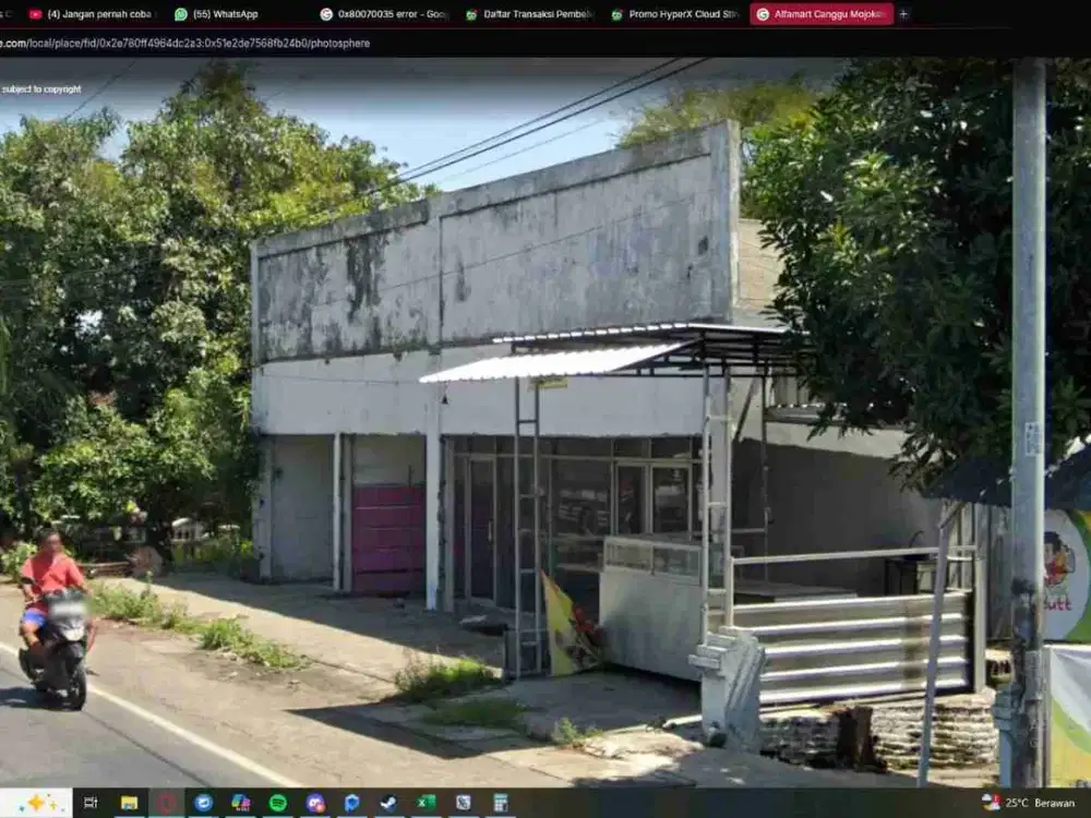 Toko dan rumah Nol Jalan Provinsi