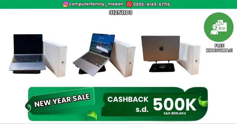 MACBOOK APPLE AIR M3 13'6 2024 RAM 16 SSD 256-IBOX-FULLSET