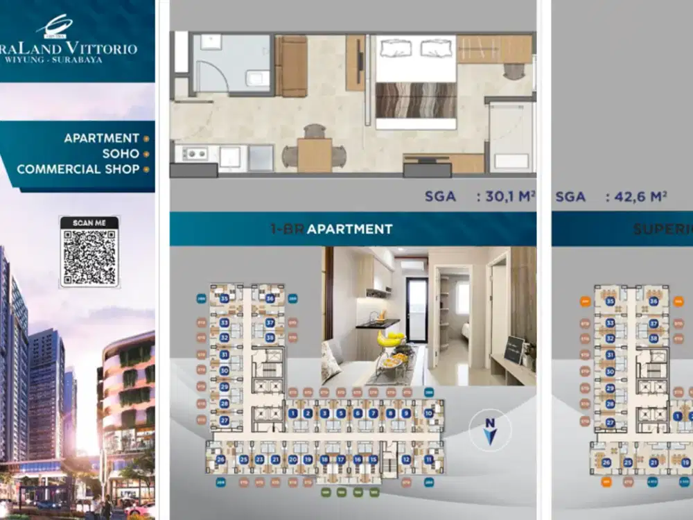 Alessandro Tower CitraLand Vittorio Surabaya (Largest Wiyung Superblock) - DP Disubsidi