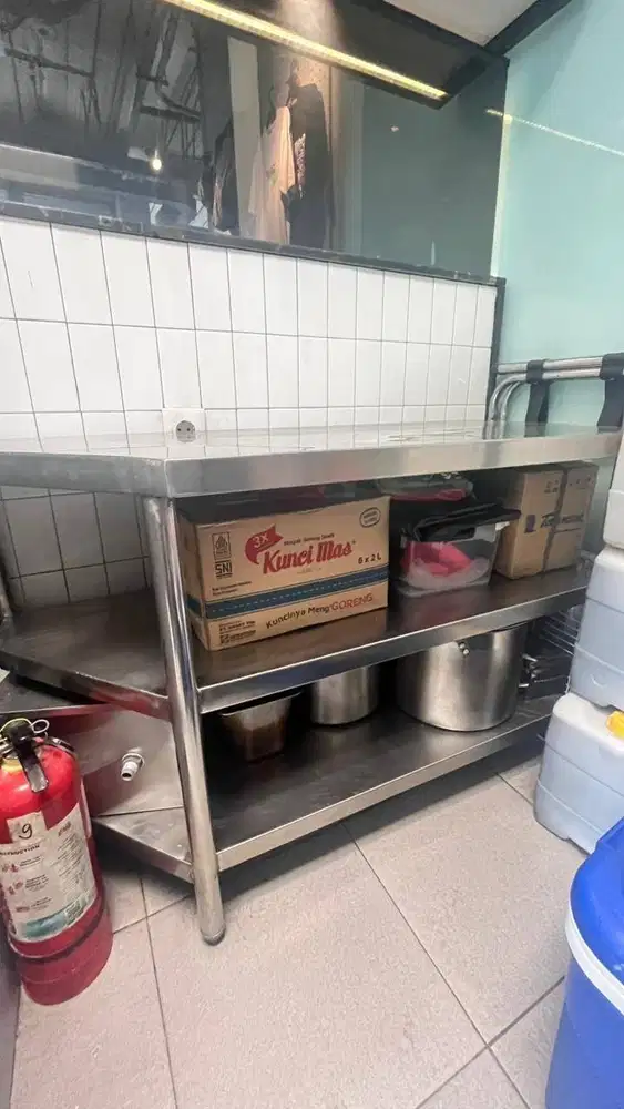 Meja Stenlis 3 susun