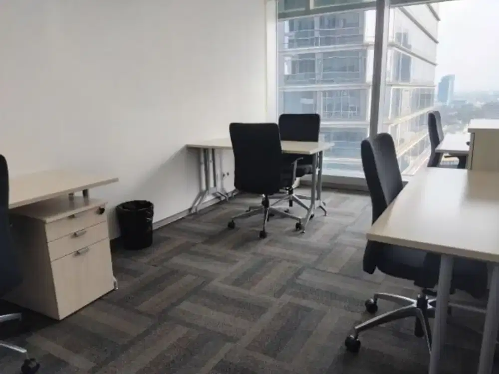 Kantor Unit Furnished 8 Pax di Cyber 2 Tower Area  Kuningan