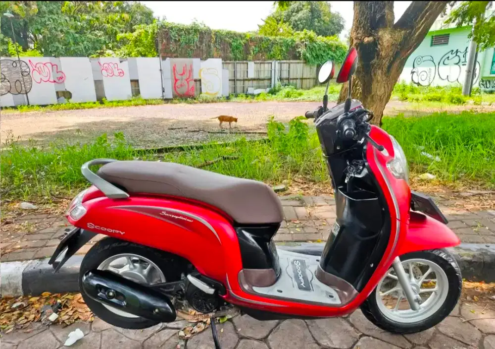 HONDA scoopy 2018 terawat komplit