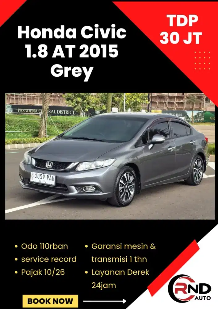 Honda Civic 1.8 At tahun 2015