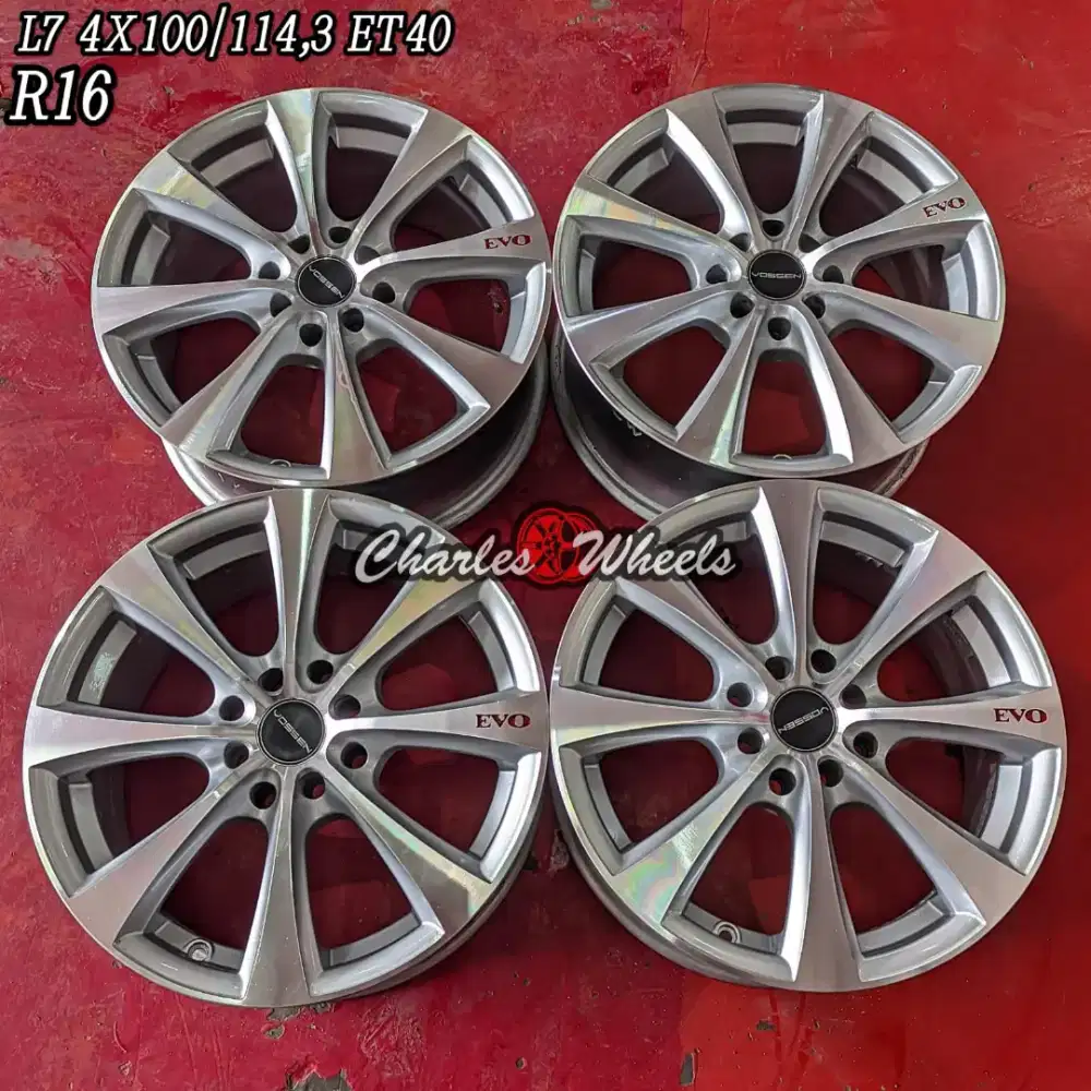JUAL VELG EVO R16 4X100 4X114,3 DLL