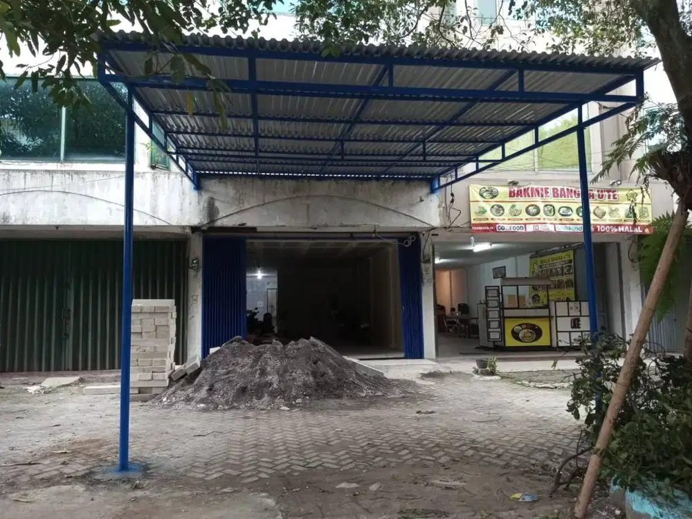 Kanopi Spandek , Alderon, solarflat, kaca, kanopi balkon, mezzanine