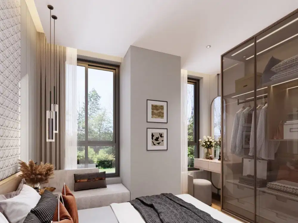 Satu Satunya hunian terbaik view danau 2Br di kota hanya sisa 5 unit lagi.