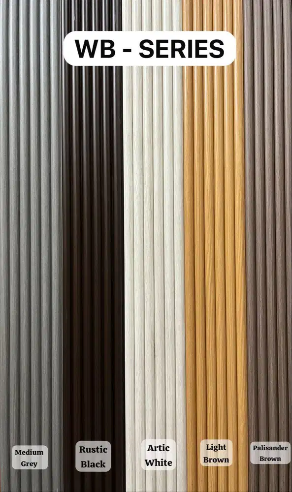 WPC WALL PANEL 3D MODEL BULAT | PREMIUM WPC WOOD PANEL WPC DINDING