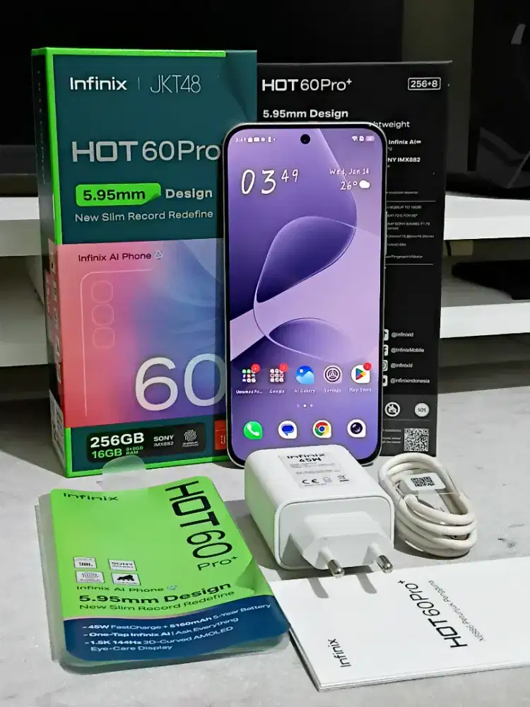 Infinix Hot 60 PRO+ 8Gb/256Gb fullset like new 99%