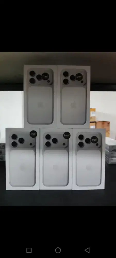 iPhone 17 pro max silver 512gb ready