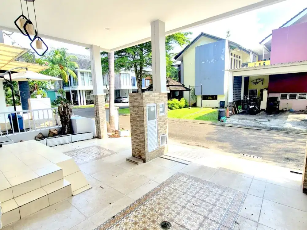 Rumah Emerald Townhouse Bintaro 2 Lantai Full Bangunan Dg Balkon Atas