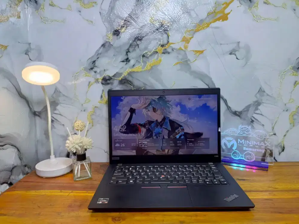 THINKPAD X395  ryzen 5 8GB Nvme 256GB slim  windows 10 ori